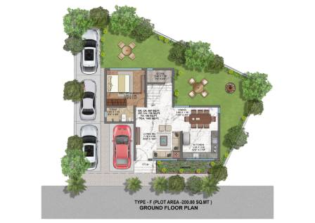 Type- F Floor Plan