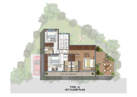 1st Floor Plan Type-D
